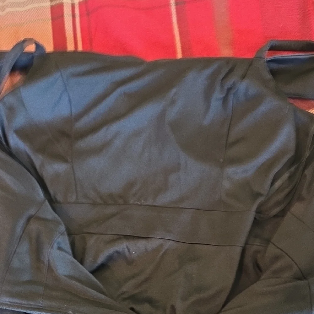 B. Smart  Cocktail Dress Size 11/12 Black High-Low with Cold Shoulder - Picture 13 of 14